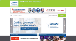 Desktop Screenshot of ahamindustrysupplyguide.com