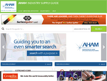 Tablet Screenshot of ahamindustrysupplyguide.com